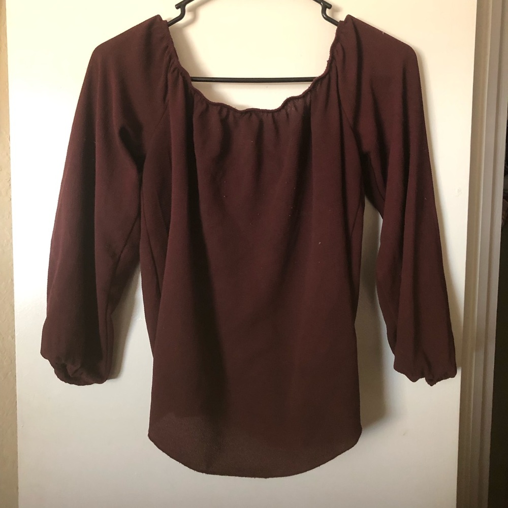 Maroon Color Blouse